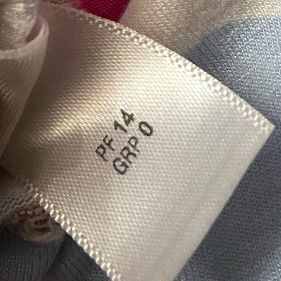 St. John Pink Brown Printed Scoop Neck Pullover Top 3278 - Picture 9 of 11